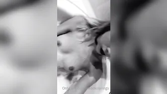 Maddie Springs, maddsprings, maddiesprings Busty Shmara caresses her lips.