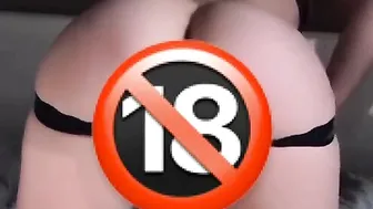 Gelya, Angelina Kuznetsova,  Fluffy nipple jumps on strap-on