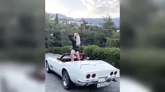 Ekaterina Enokaeva,  Asshole babe has shaved pussy