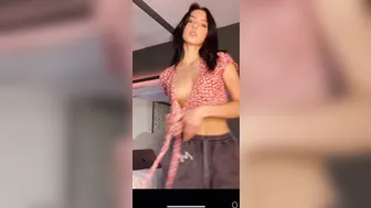 Karli Mergenthaler, karlimergenthaler Captivating dancing in a skirt and undressing