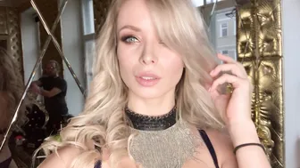 Ekaterina Enokaeva,  with a toy for adult ladies