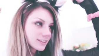 Blanc Noir, blancnoir, miss noir xx, izzy xx Sultry skin caresses big tits