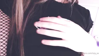 Blanc Noir, blancnoir, miss noir xx, izzy xx The charming bitch twirls a big booty