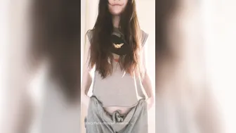 Ashe Maree onlyfans Ardent young lady caresses big tits at work