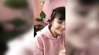 Feya Fern (feyafern aka Ittybittykath) onlyfans Naughty lustfully caresses juicy ass