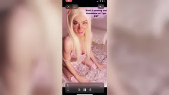 Kristen Hancher onlyfans Shy young lady caresses intimate places