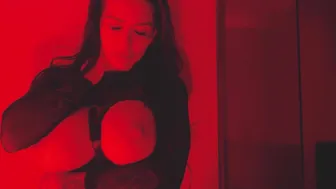 Katrina Jade onlyfans Attractive curvy caresses shaved cunt