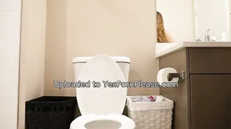 Ashley Alban onlyfans Pregnant caresses tanned boobs