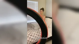 Mariana (maarebeaar) onlyfans lush mamashie jerks off a broken vagina