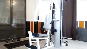 kambriaxxx Busty couch in stockings pulls pussy