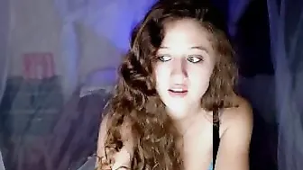 skitty Female in stockings having fun with a phallus
