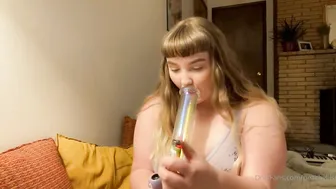 peachylilslut onlyfans Chick in stockings erotic masturbates