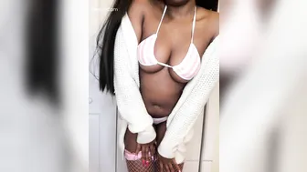 littledolljplay onlyfans beautiful bitch caresses the body