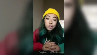 Alaska aka alaskafornia onlyfans Petite cam whore tears herself apart wi