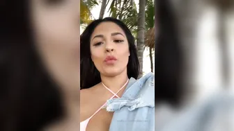 Serena Santos aka msserenasantos onlyfans Big boobed babe dancing striptease