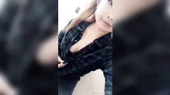 thepuffy onlyfans Baby with small tits playing with a toy