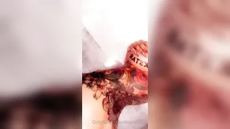 Blac Chyna aka msblacchyna onlyfans Hot lady passionately pulls wet pink hole