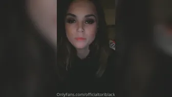 officialtoriblack onlyfans scrawny babe masturbation live show