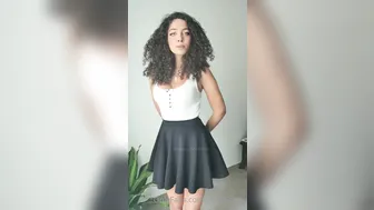 bambitwo onlyfans Red-haired schoolgirl caresses shaved cunt