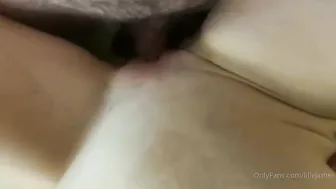 Lilly James aka lillyjames onlyfans amazing video with shaved wet pink hole