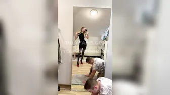 Young Goddess aka young onlyfans Blue eyed boobs caresses