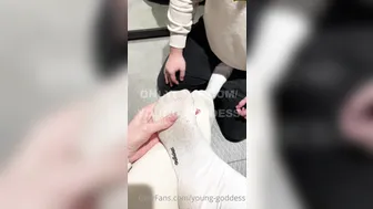 Young Goddess aka young onlyfans jerks off and gets an incredible orgasm