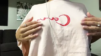 Jasminx onlyfans Sexy escort girl undresses and caresses boobs