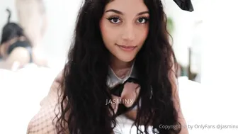Jasminx onlyfans Busty chick caresses big nipples