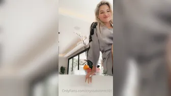 Crystal Storm onlyfans The stubborn tigress relaxes in all ways.