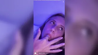 grumbygittlerbiscuit onlyfans baby pokes her fingers in the holes