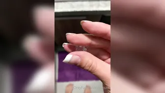 Pupau onlyfans gently fucks her ass toy