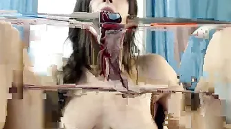 kotogal Cute babe caresses shaved cunt