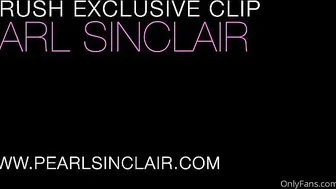 Pearl Sinclair onlyfans gently pushes the toy in her wet pink hole