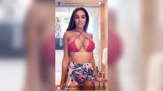 Lyna Perez aka lynarita onlyfans Blonde darling seductively rubs her cunt