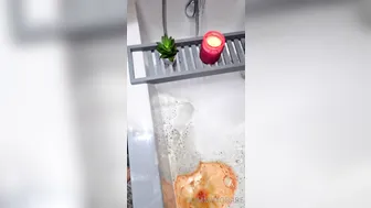 tommiejobabe onlyfans covering her tits with a shirt caresses her clit