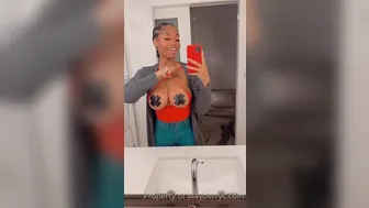 mayberrychynna1 Angelicly beautiful woman pathetically caresses herself