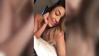 Raineyjames Busty beauty takes off her underwear