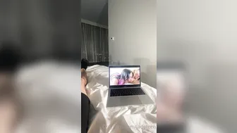 Jadeteen  caresses pussy in the pharmacy