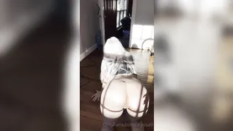 Alyssa9 Petite babe gently masturbates cunt