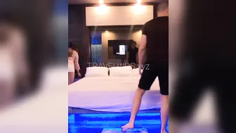 TravelVids Charming chicks having fun in a pose