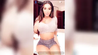 Lyna Perez aka lynarita onlyfans Busty chick poses for the camera