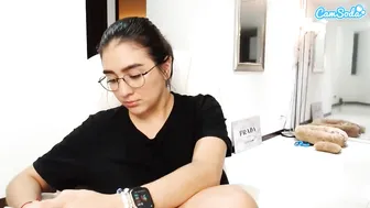 alexyferrer Beauty licks rubber dick