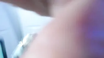 caireen Chick in stockings fucks herself with a phallus