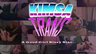 KimsaTrans onlyfans Shy babe jerks off her pussy