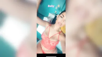 Aliza Jane onlyfans Blissful babe gently jerks pussy