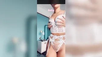 Aliza Jane onlyfans White/haired babe fucks with a dildo