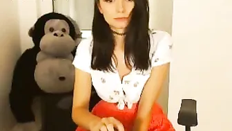 meloscope Russian gymnast shows exotic poses