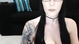 chloekeller Awesome strap with big dildo