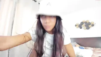 aria_rivas chaturbate Busty beauty fucks her cap