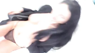 lilyhotbrunette chaturbate  undressed in front of the camera